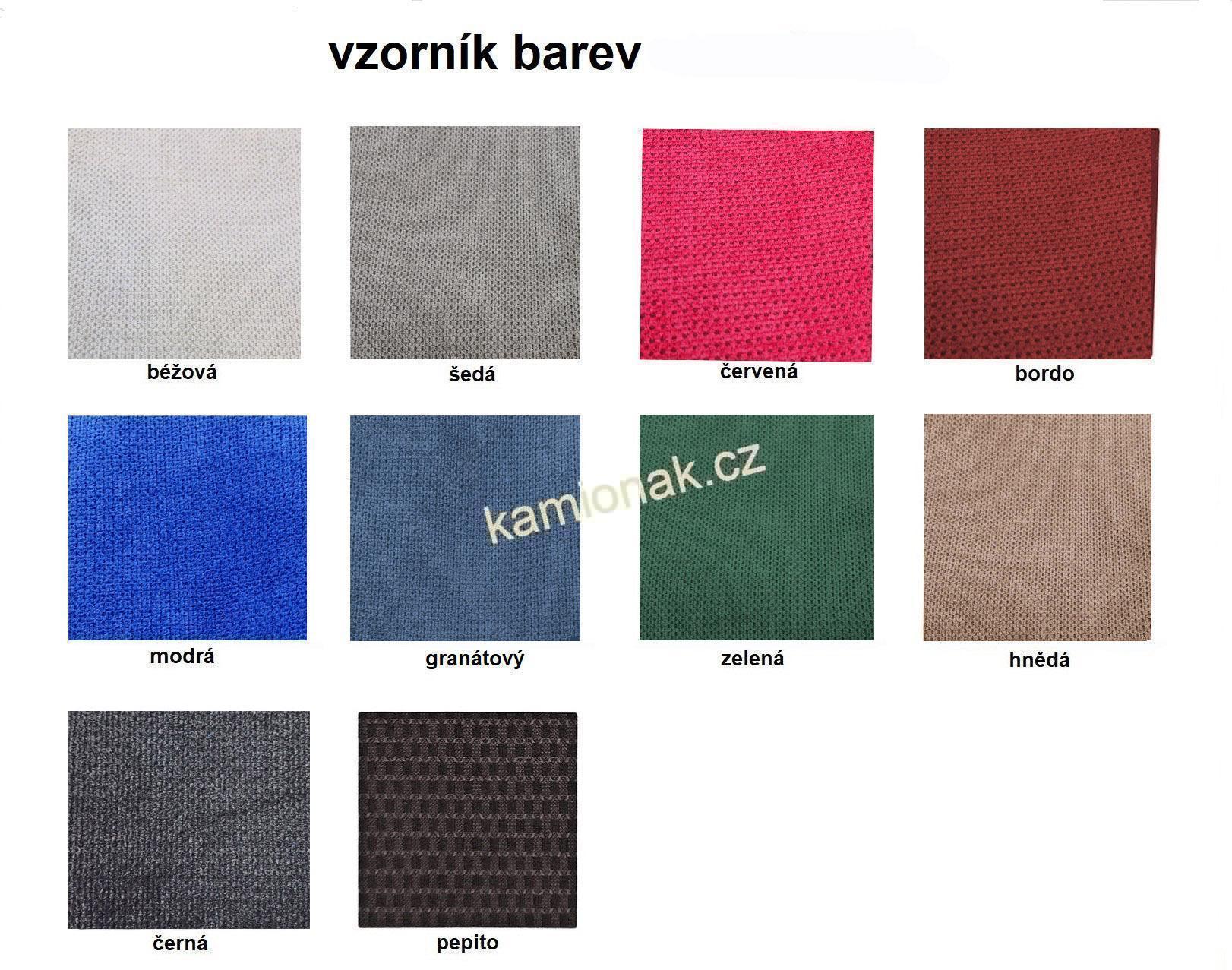 KONFIGURÁTOR potahů sedadel - IVECO 