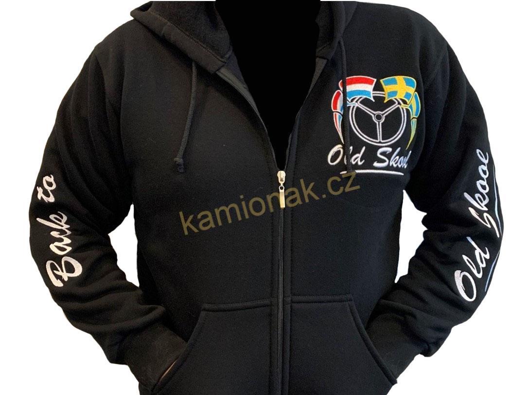 Mikina s výšivkou "OLD SKOOL" - XL