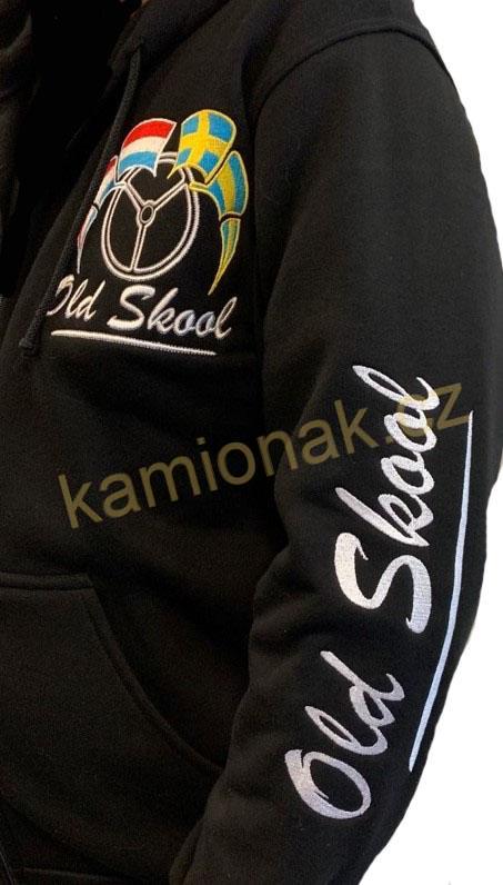 Mikina s výšivkou "OLD SKOOL" - XL