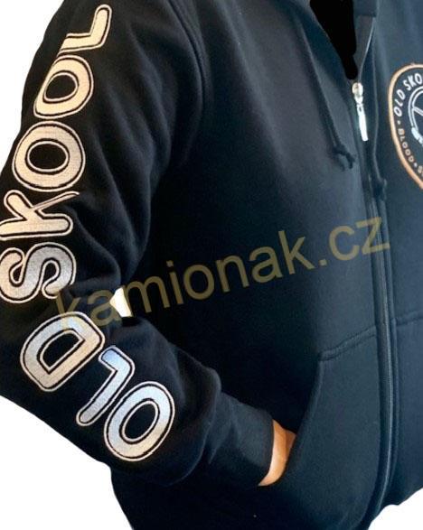 Mikina s výšivkou "OLD SKOOL CLUB" -XXXL