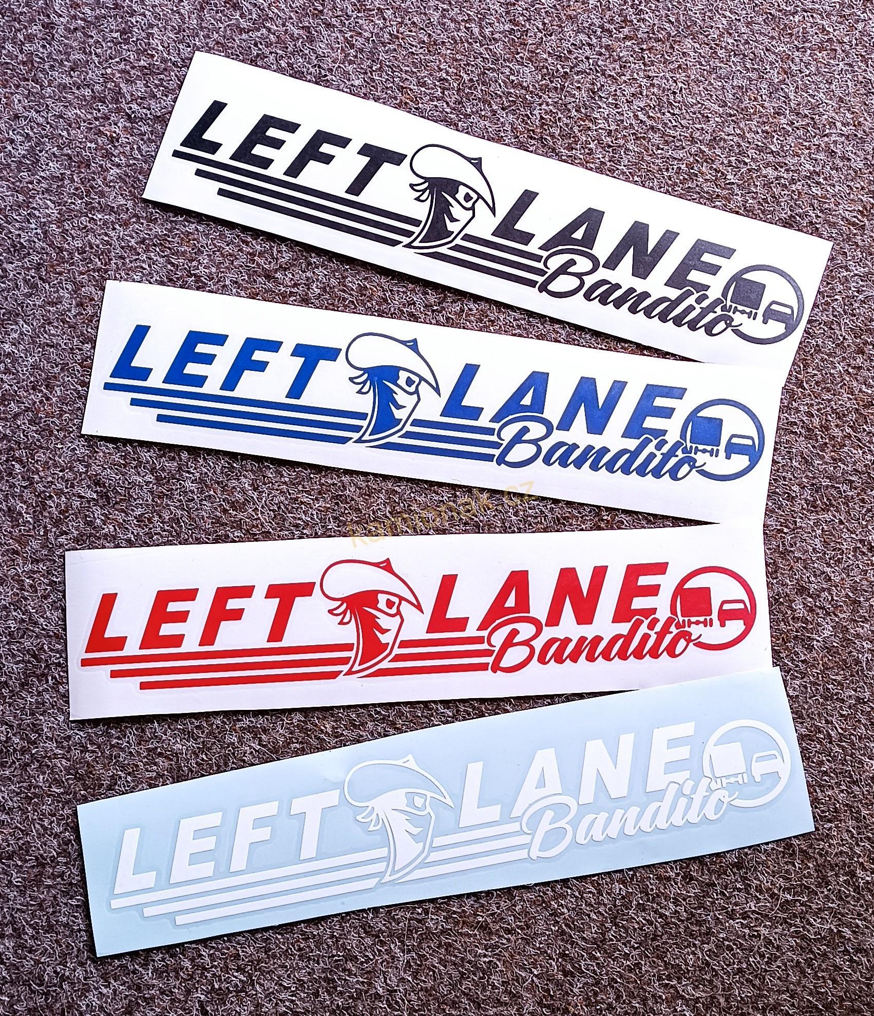 Samolepka "BANDITO" 50x10cm - modrá