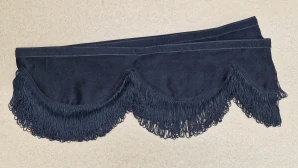 Bordura typ "H" -  ČERNO/ČERNÉ PROVÁZKY