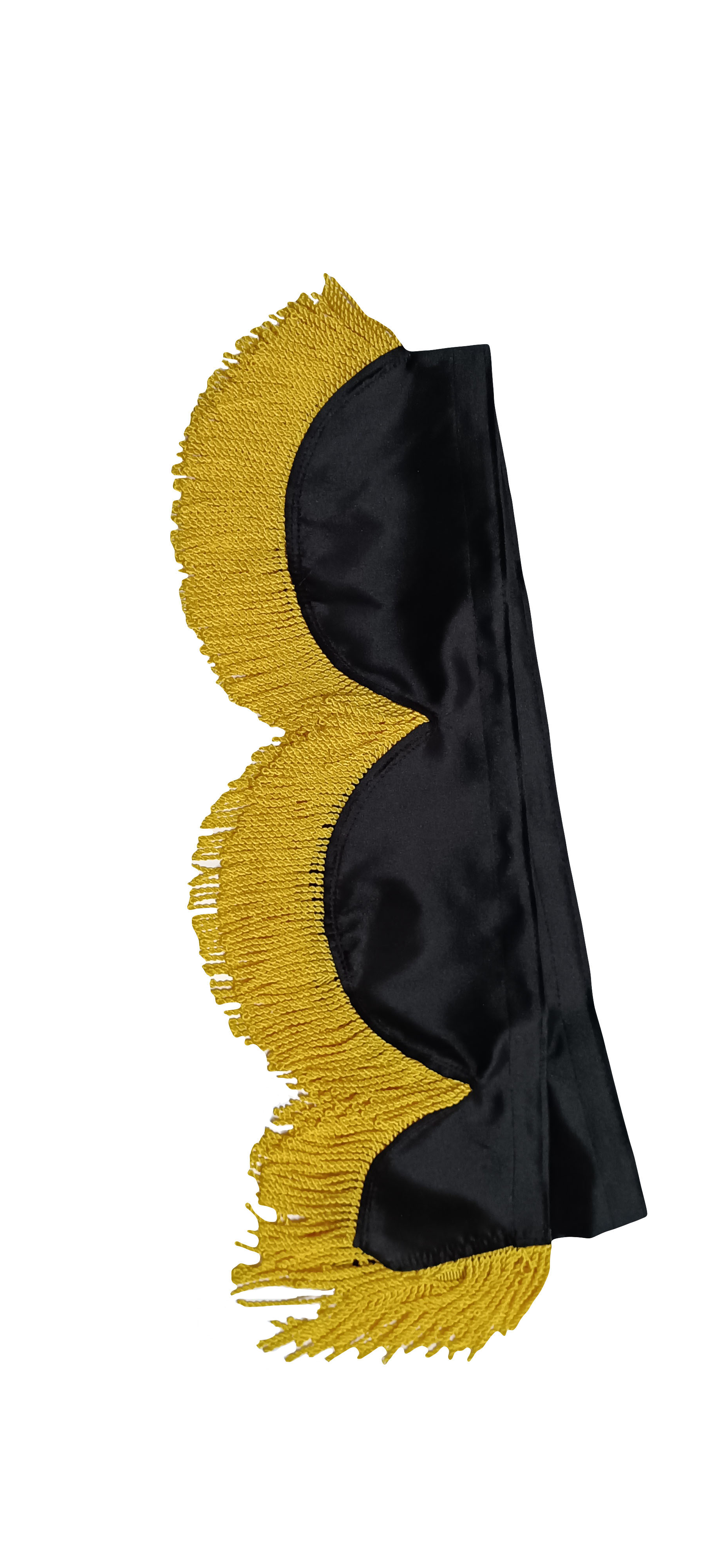 Bordura typ "H" -  ČERNO/ŽLUTÉ ŠŇŮRKY 