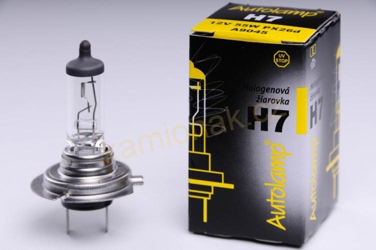 Žárovka AUTOLAMP H7 12V 55W PX26d