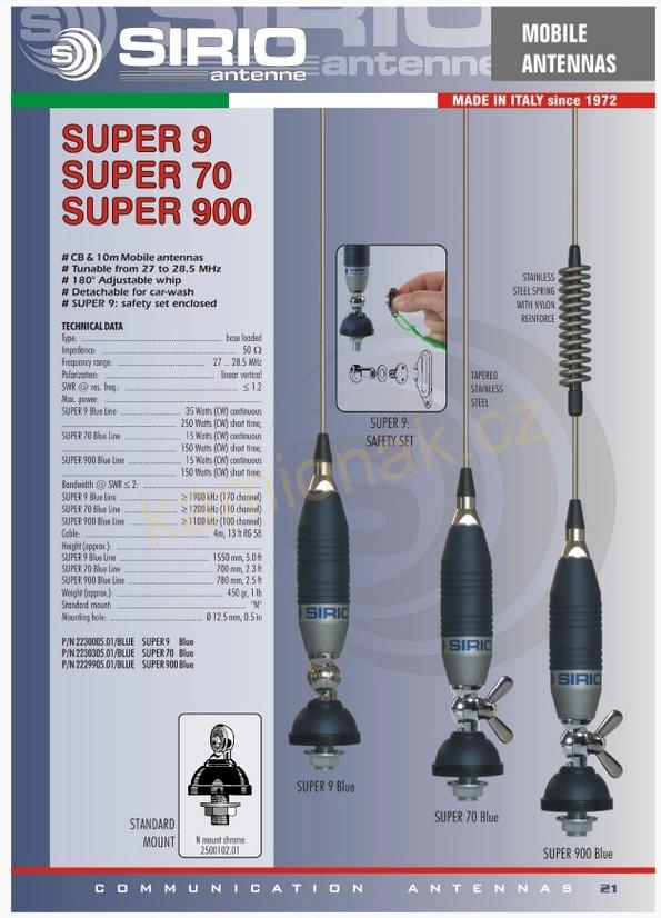 Super 9 Plus SIRIO 141 cm