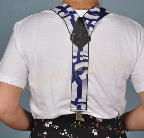 Kšandy pánské s potiskem - FINSKO