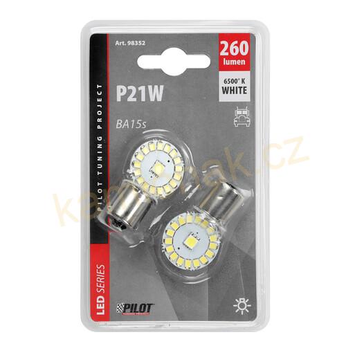 2ks LED žárovky BA15s 34 čip 