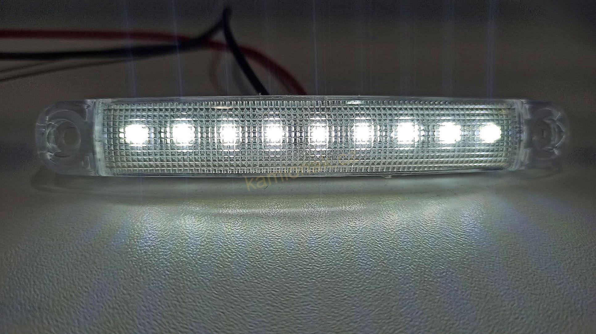 Poziční světlo 9LED 12/24V - bílé