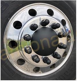 Kryt šroubů kol 33" krátký - ČERNÝ plast