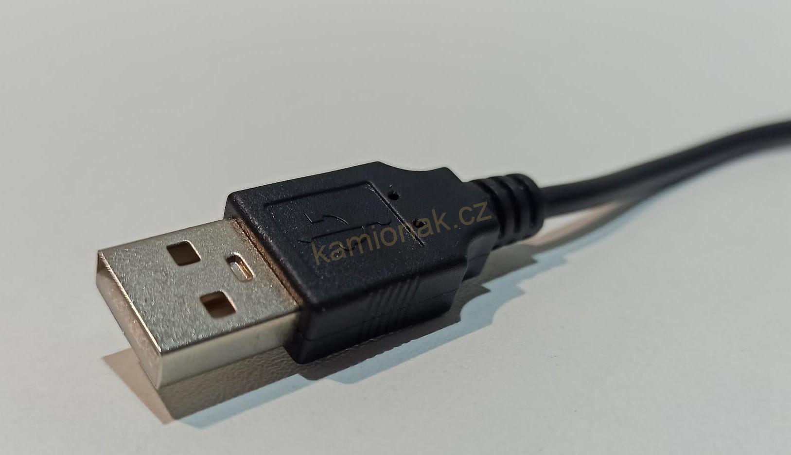 Jmenovka plastová 50x12cm LED/RGB - USB - vlastní název