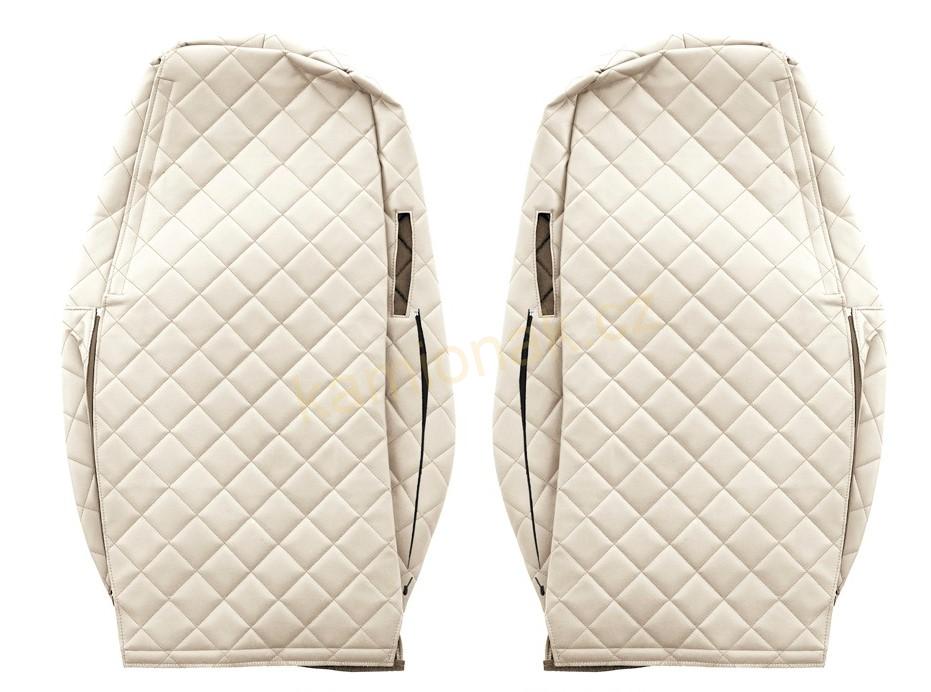 Potahy sedadel kožené VOLVO - BÉŽOVÉ