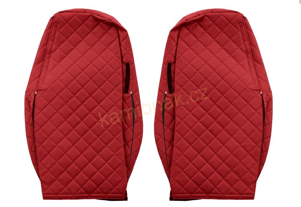 Potahy sedadel kožené VOLVO od 2020 - ČERVENÉ