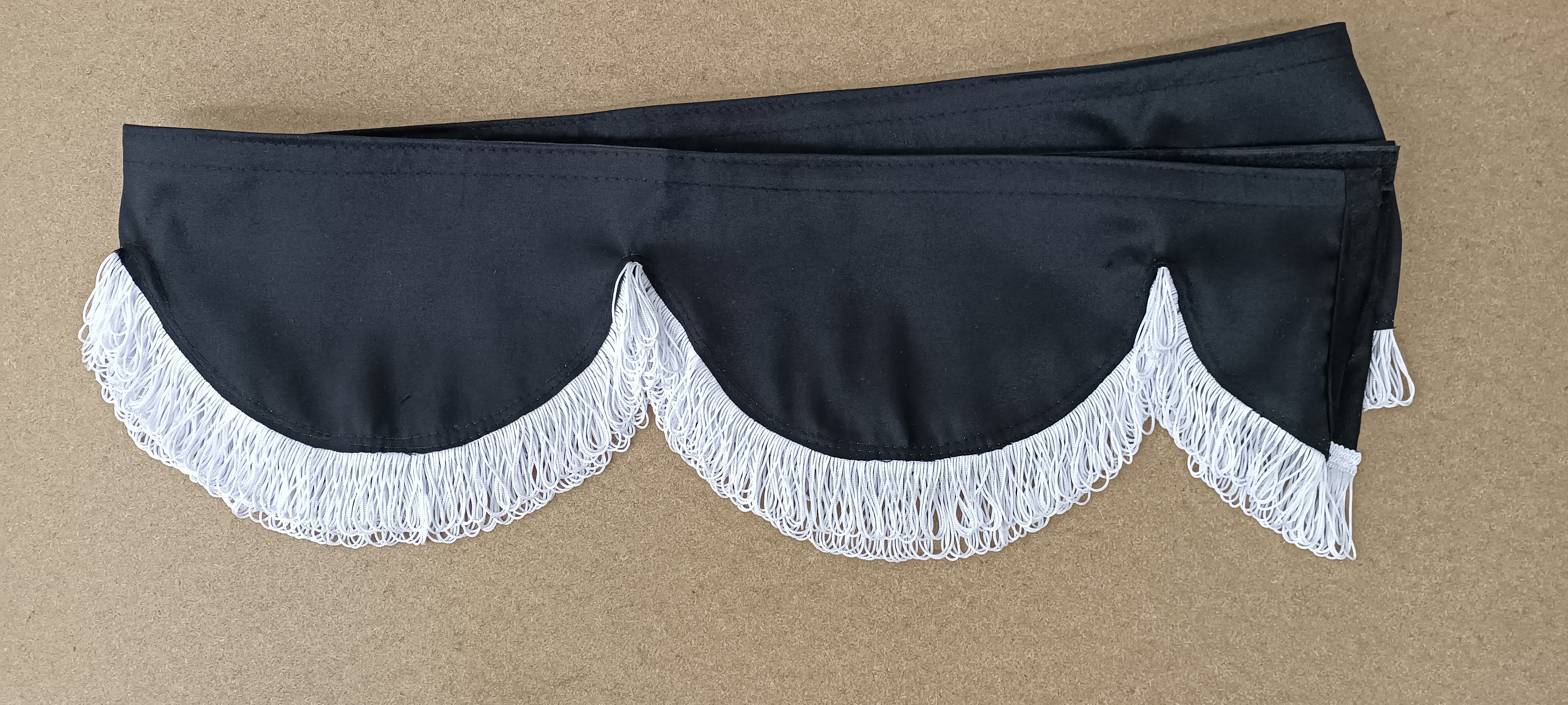 Bordura typ "H" -  ČERNO/BÍLÉ PROVÁZKY