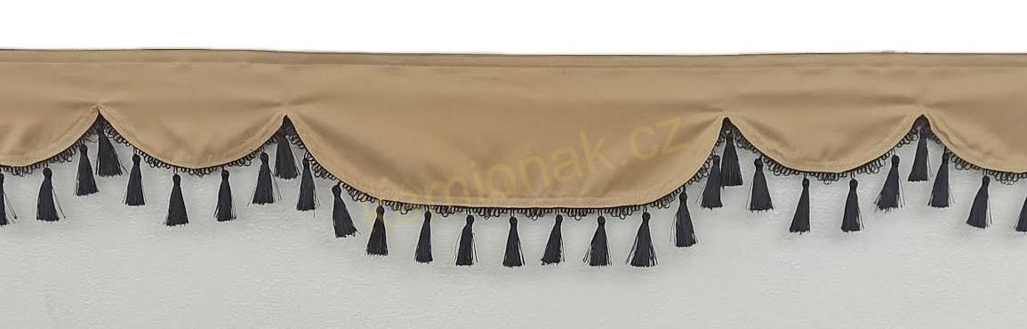 Bordura typ "A" -  BÉŽOVO/ČERNÉ TŘÁSNĚ