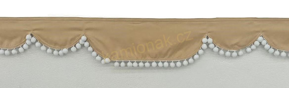 Bordura typ "A" -  BÉŽOVO/BÍLÉ BAMBULKY