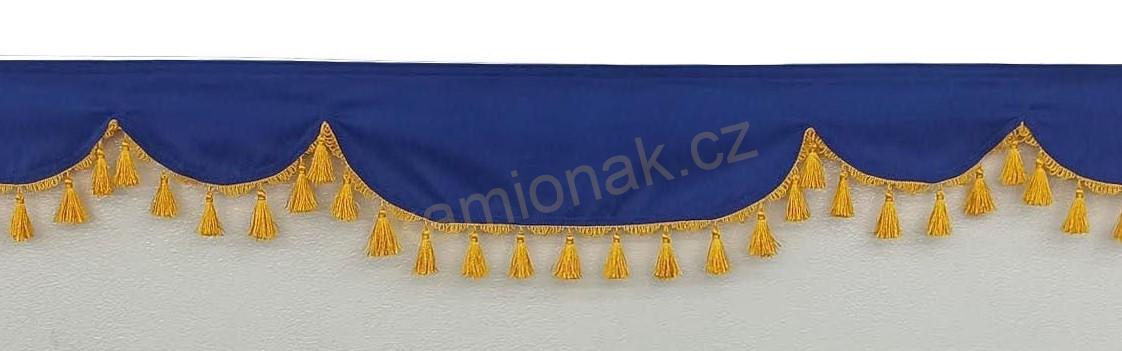 Bordura typ "A" -  MODRO/ŽLUTÉ TŘÁSNĚ