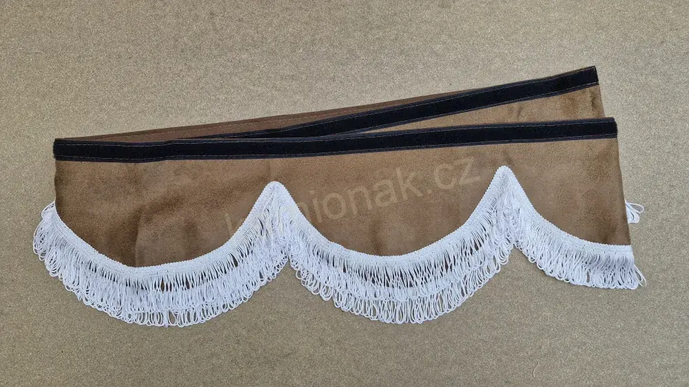 Bordura typ "H" -  SV.HNĚDÁ/BÍLÉ PROVÁZKY