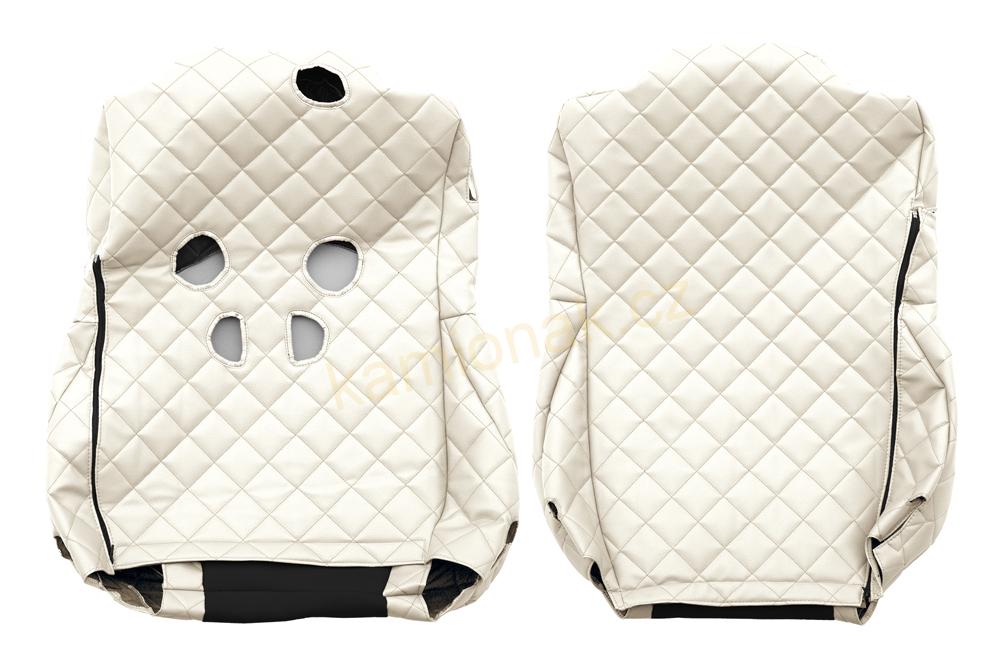 Potahy sedadel kožené Mercedes MP IV a MP V - BÉŽOVÁ