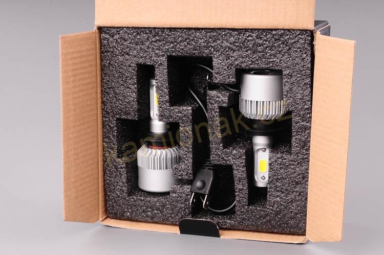 2ks žárovky LED H7 12V-24V 4000 lm