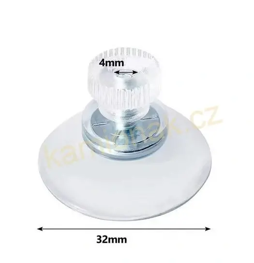2ks přísavky 3cm se šroubkem