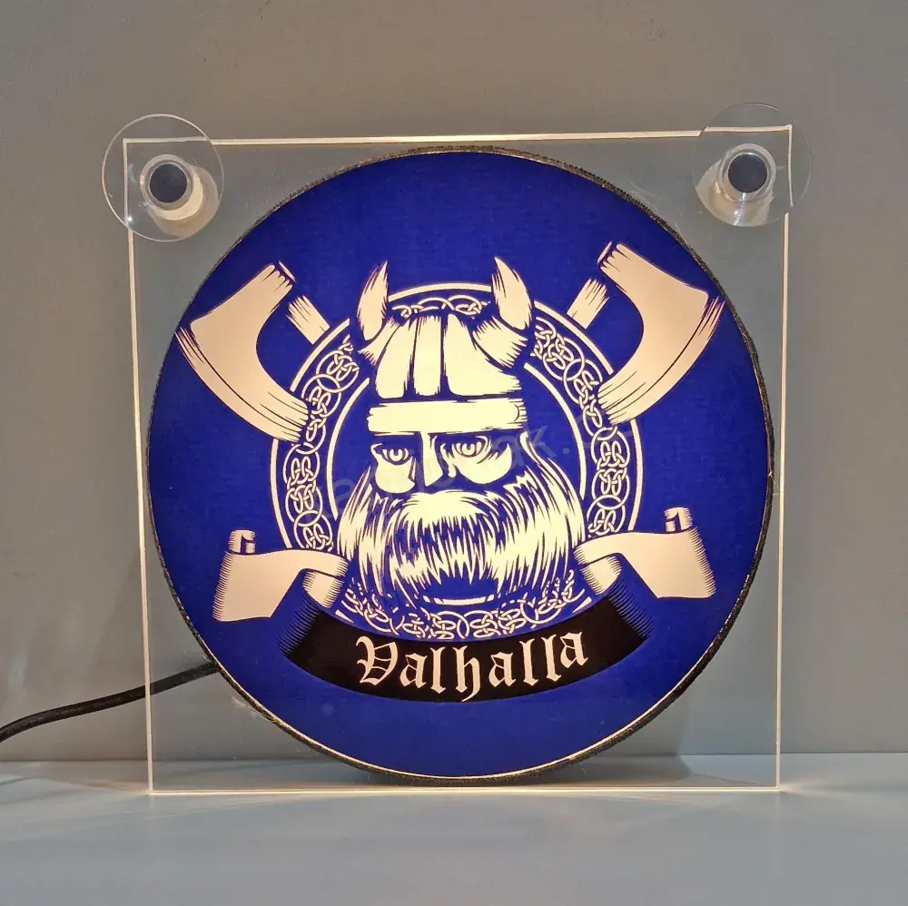 Svítící LED box - VALHALLA