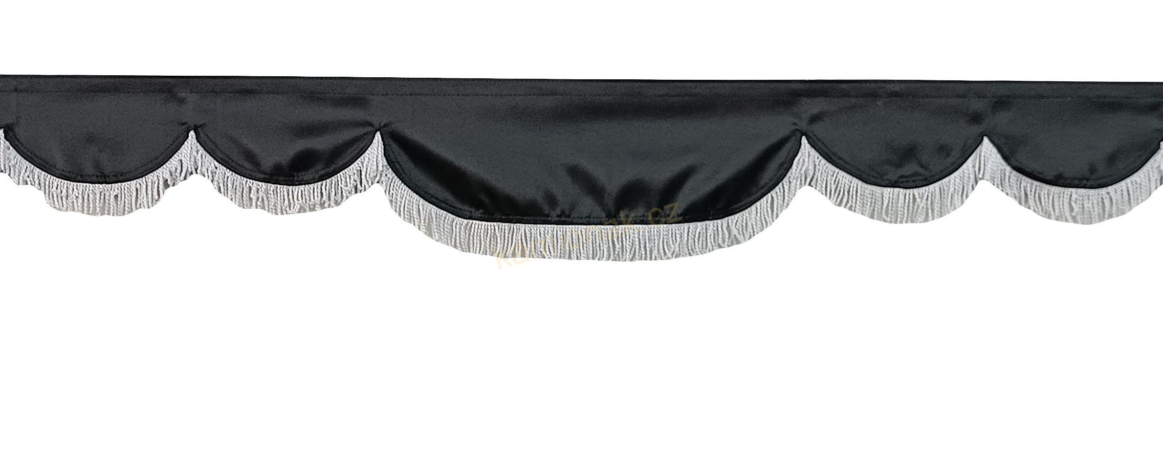 Bordura typ "A" -  ČERNO/BÍLÉ ŠŇŮRKY