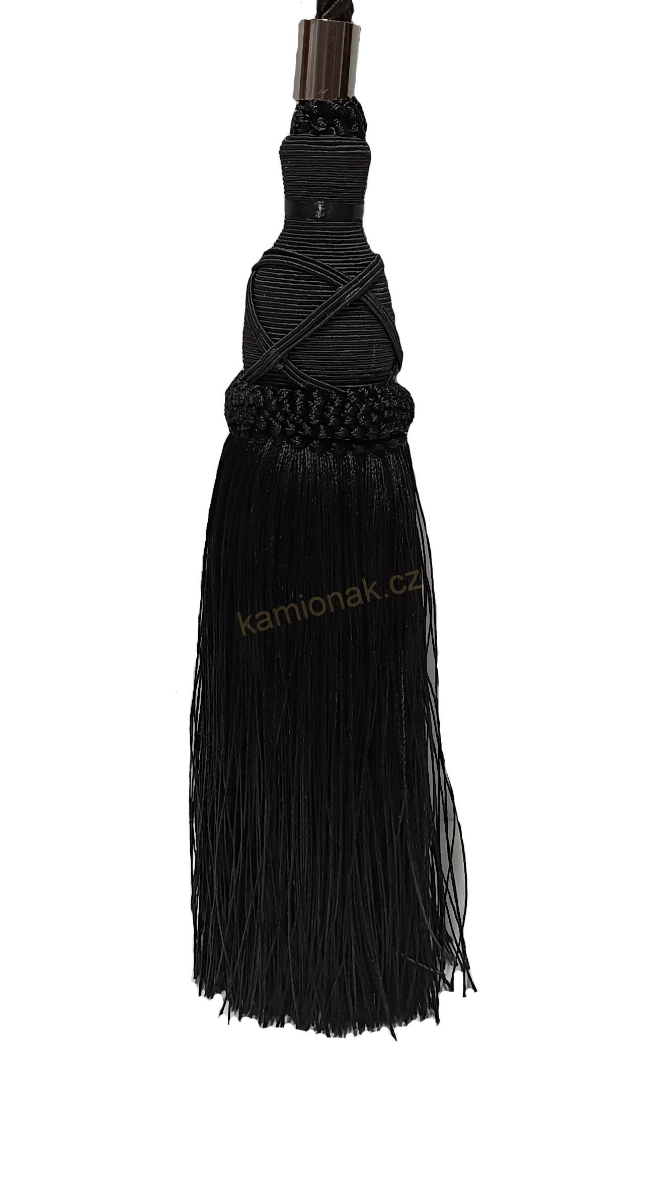 Střapec černý - 35cm