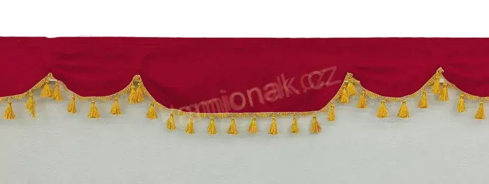 Bordura typ "A" -  ČERVENO/ŽLUTÉ TŘÁSNĚ