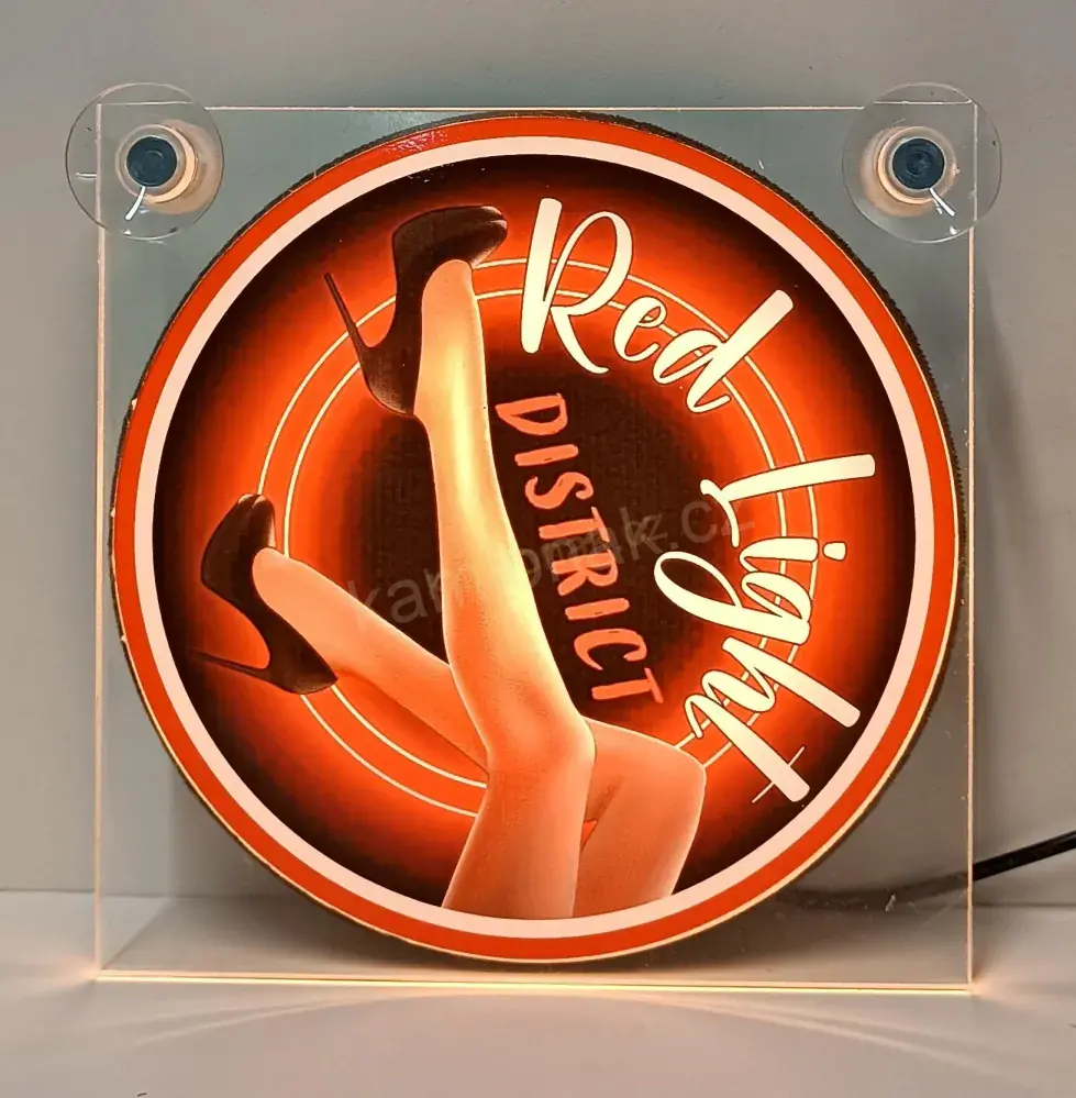 Svítící LED box - BLACK HEELS