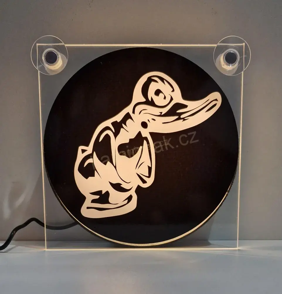Svítící LED box USB - KAČER (pravá)