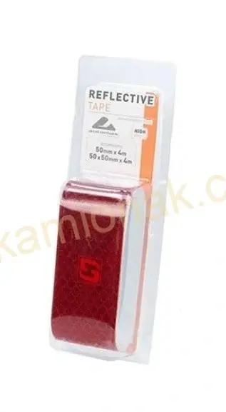 Reflexní páska ČERVENÁ 50mm x 4 m, E13 