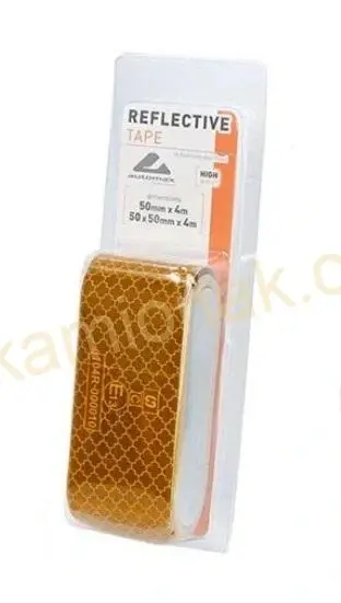 Reflexní páska ORANŽOVÁ 50mm x 4 m, E13 