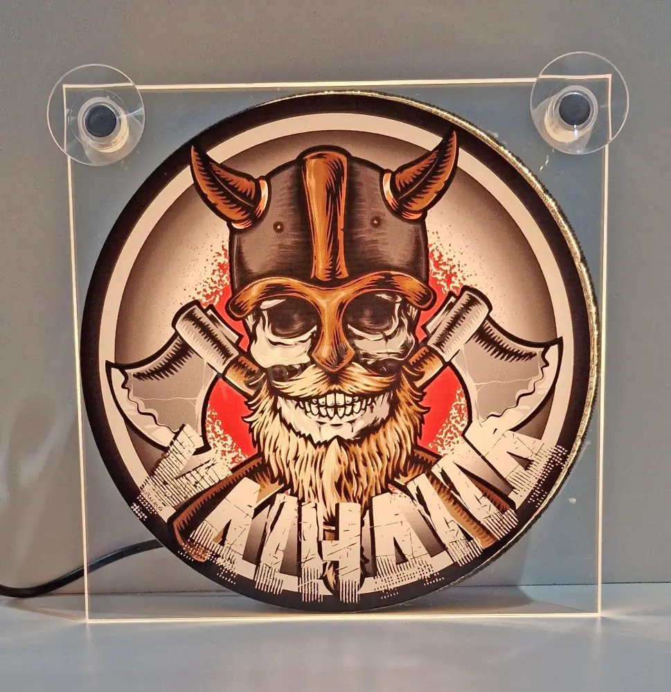 Svítící LED box - VALHALLA