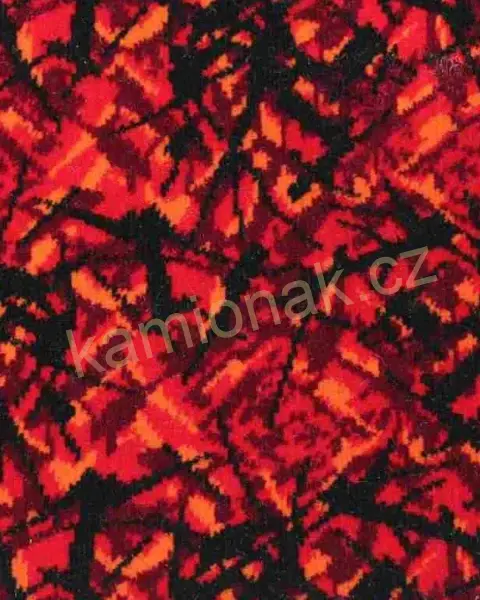 Dánská plyš ČERVENÁ - metráž