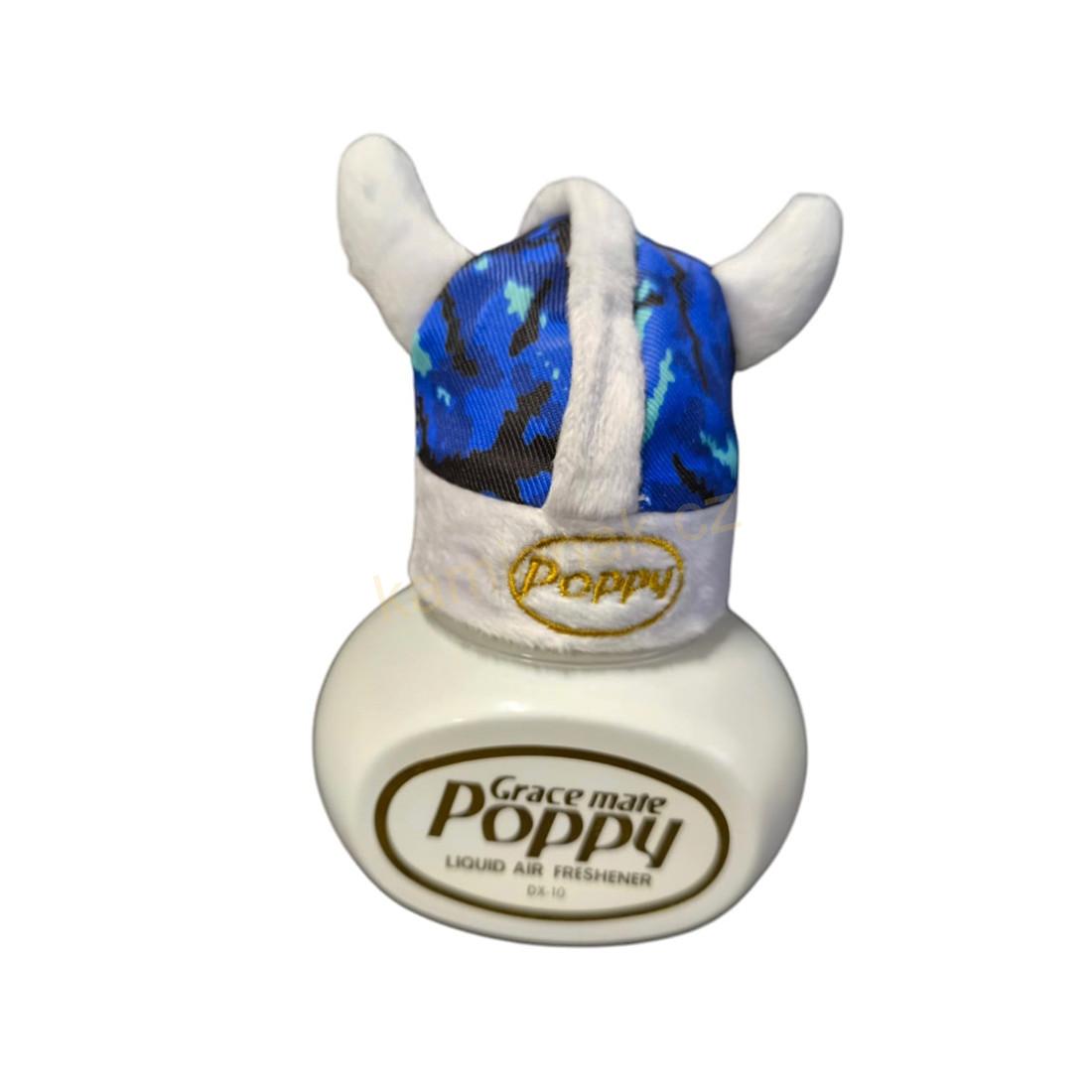 Čepička Viking Poppy - MODRÁ PLYŠ 