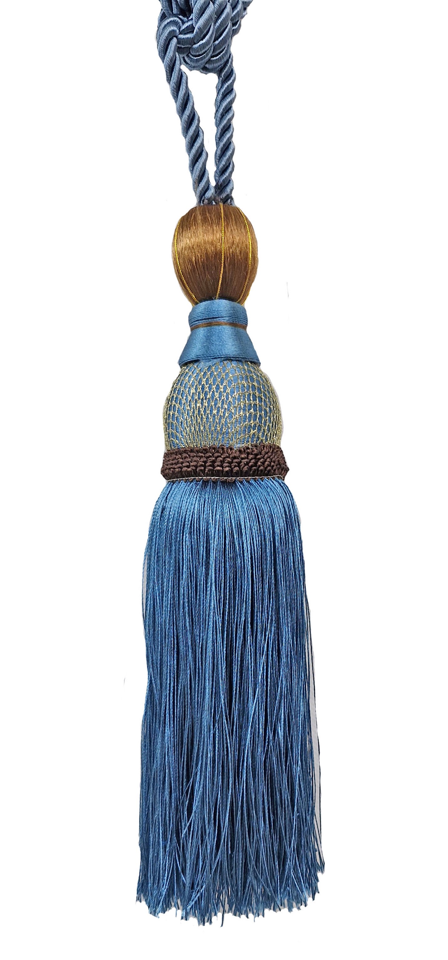 Střapec velký TYRKYSOVÝ - 65cm