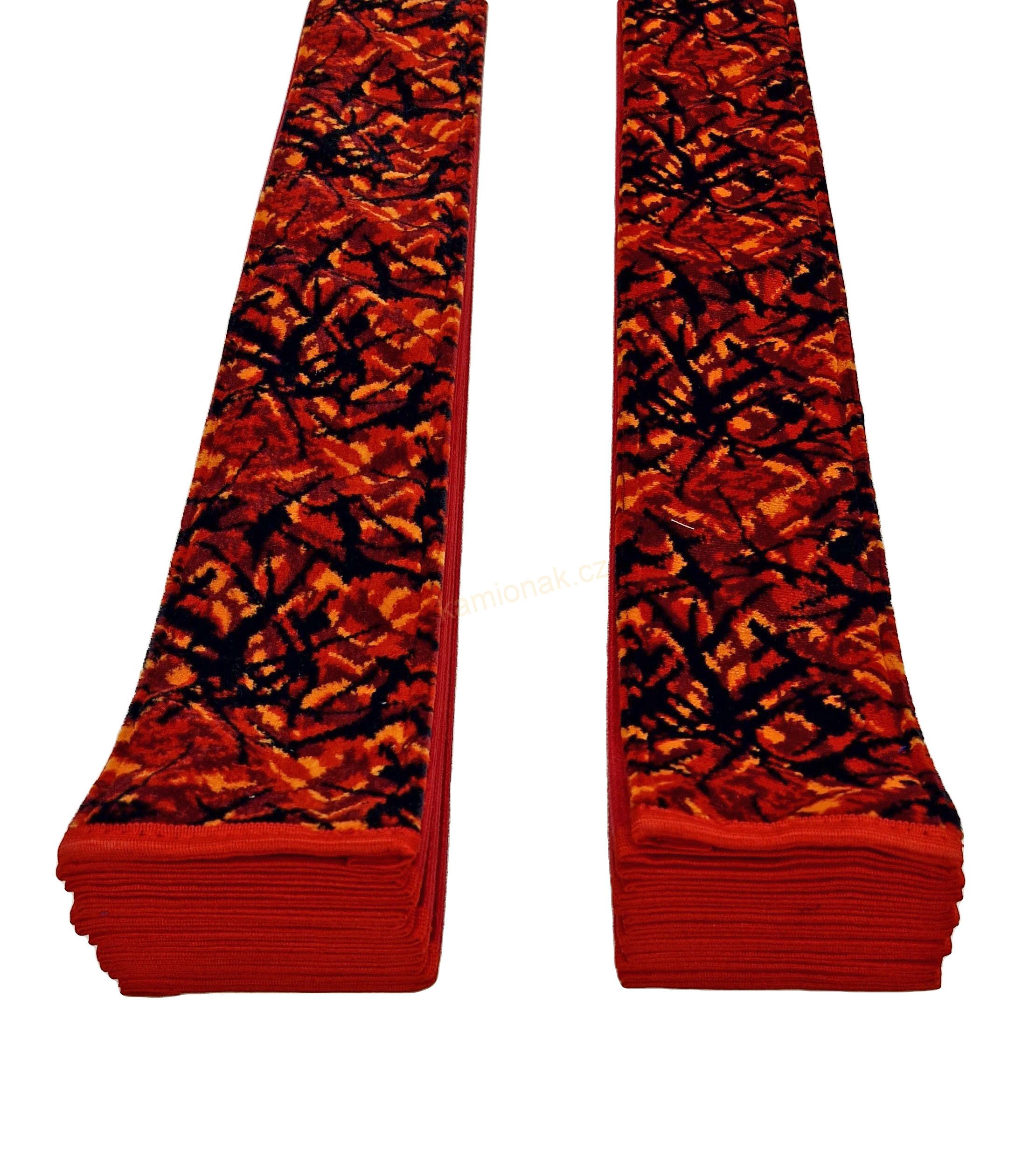 Závěsy ČERVENÉ-ČERVENÁ ORIGINÁL DÁNSKÁ PLYŠ