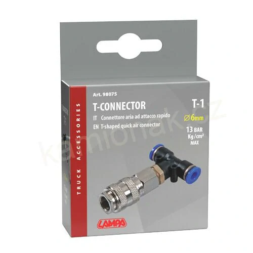 Rychlospojka T-konektor 6mm