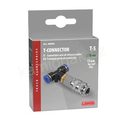 Rychlospojka T-konektor 8mm