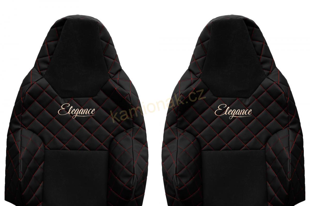 Potahy sedadel MAN TGX, TGM, TGS, TGL od 2021 - 2pásy