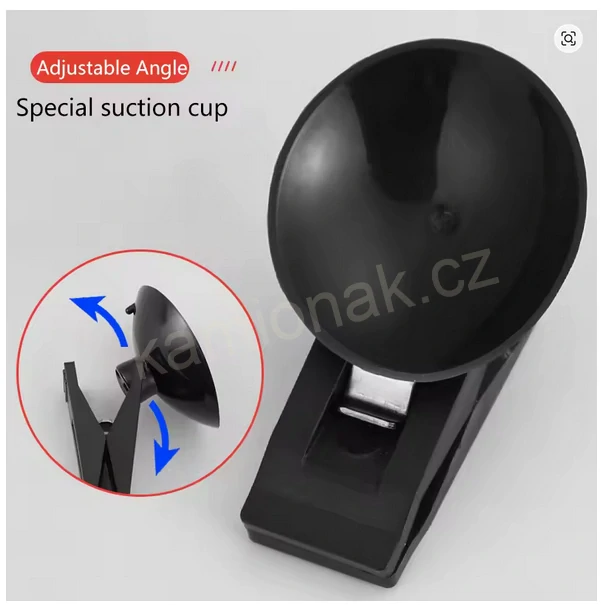 2ks plastový klip 3,5cm - černý