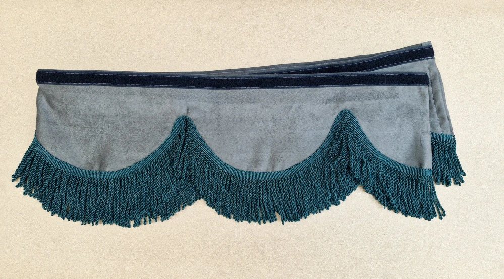 Bordura typ "H" -  ŠEDO/ZELENÉ ŠŇŮRKY