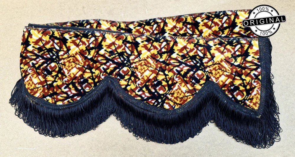 Bordura ORIGINÁL DÁNSKÁ PLYŠ ŽLUTÁ + ČERNÁ