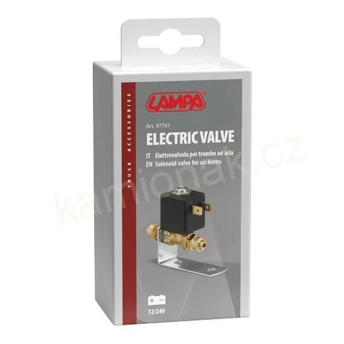 Elektromagnetický vzduchový ventil 12/24V