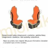 Autopotahy sedadel manšestrové DAF - č.3 