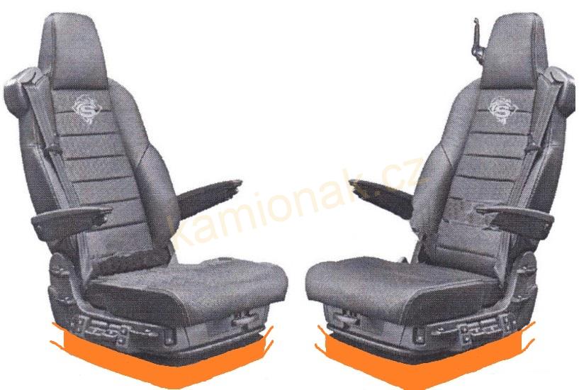 Šály kožené SCANIA R/S od 2017 - spol.vzduchová