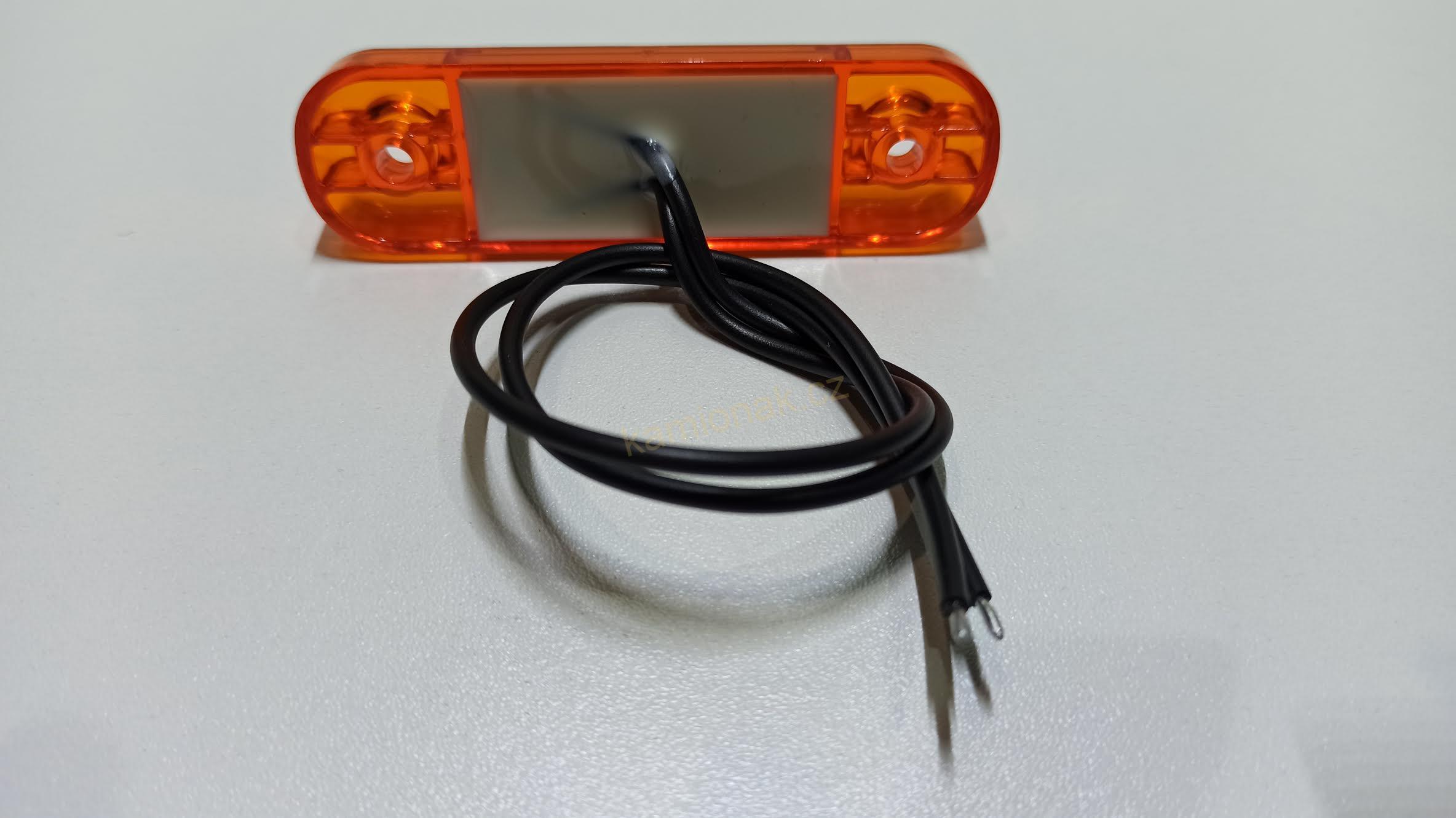 Poziční světlo 3LED - W97 - 12+24V oranžové