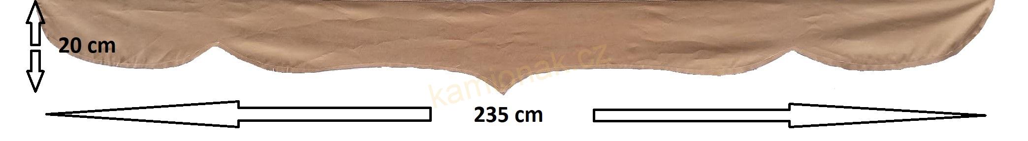 Bordura typ "P" - šedá/bílé bambulky