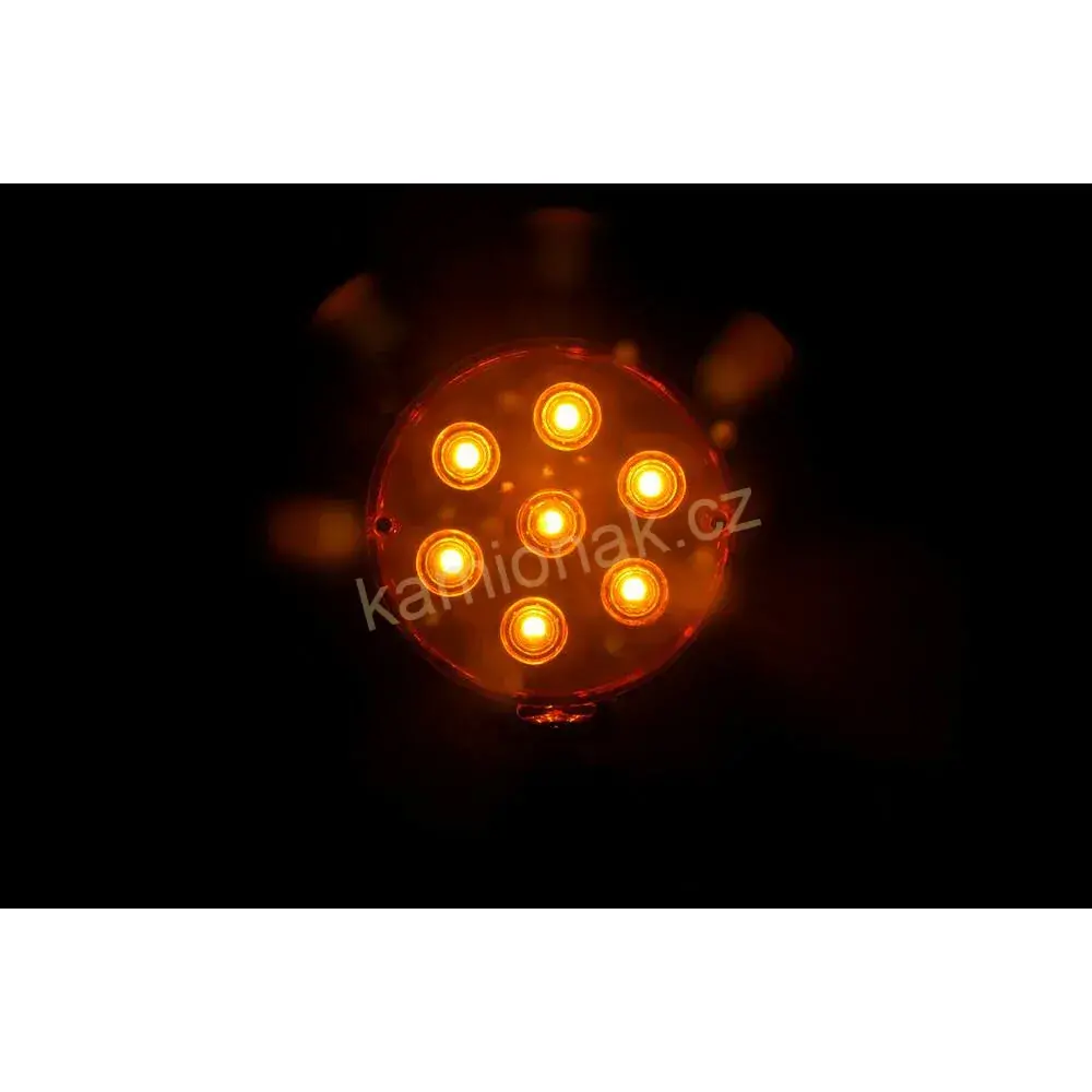 LOKI-LED světlo červeno-oranžové 12/24V