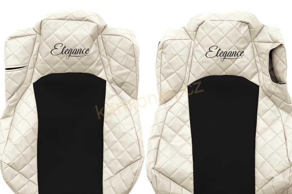 Potahy sedadel kožené Mercedes MP IV a MP V - BÉŽOVÁ